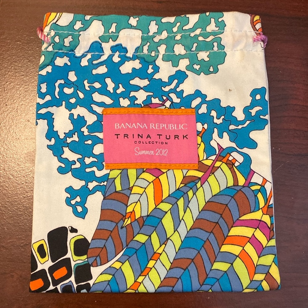 New Banana Republic Trina Turk jewelry pouch